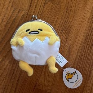 Gudetama coin purse NWT